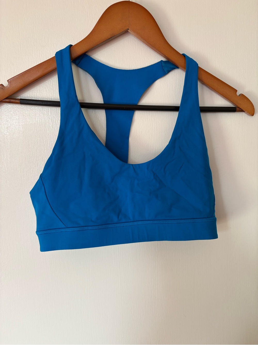 lululemon athletica Blue Racerback Medium-Impact Sports Bra